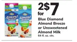 ACME Blue Diamond Almond Breeze or Unsweetened Almond Milk offer