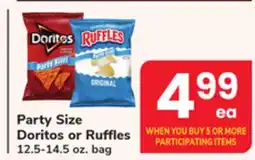 ACME Party Size Doritos or Ruffles offer