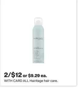 CVS ALL Hairitage hair care offer