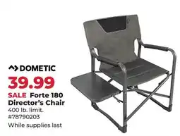 Runnings Dometic Forte 180 Director's Chair offer