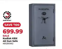 Runnings Rhino Metals Kodiak KBX 46 Gun Safe offer