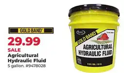 Runnings Gold Band Agricultural Hydraulic Fluid offer