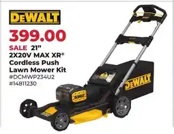 Runnings DEWALT 21 2X20V MAX XR Cordless Push Lawn Mower Kit offer