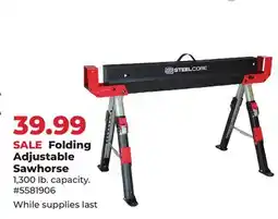 Runnings Steelcore Folding Adjustable Sawhorse offer