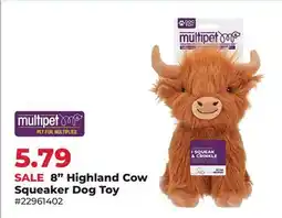 Runnings 8 Highland Cow Squeaker Dog Toy offer