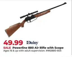 Runnings Daisy Powerline 880 Air Rifle with Scope offer