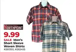 Runnings Northpoint Men's Short Sleeve Woven Shirts offer