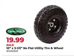 Runnings Farm & Ranch 10 x 3-1/2 No Flat Utility Tire & Wheel offer