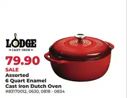 Runnings Lodge Assorted 6 Quart Enamel Cast Iron Dutch Oven offer
