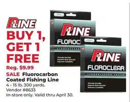 Runnings P-Line Fluorocarbon Coated Fishing Line offer
