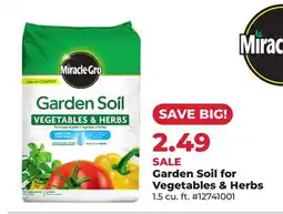 Runnings Miracle Gro Garden Soil for Vegetables & Herbs offer
