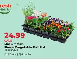 Runnings Mix & Match Flower/Vegetable Full Flat offer