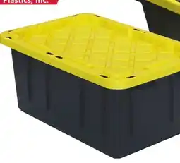Runnings Edge Plastics 17 Gallon Tough Box Tote with Snap Lid offer