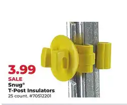 Runnings Snug T-Post Insulators offer