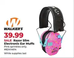 Runnings Walker's Razor Slim Electronic Ear Muffs offer