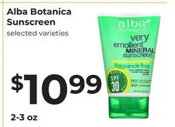 Lifethyme Alba Botanica Sunscreen offer