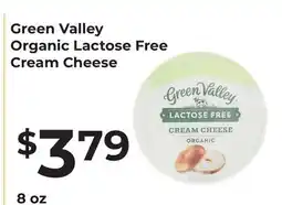 Lifethyme Green Valley Organic Lactose Free Cream Cheese offer