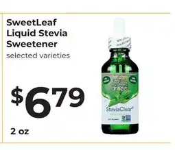 Lifethyme SweetLeaf Liquid Stevia Sweetener offer