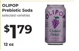 Lifethyme OLIPOP Prebiotic Soda offer