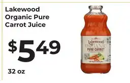 Lifethyme Lakewood Organic Pure Carrot Juice offer