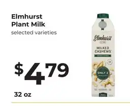 Lifethyme Elmhurst Plant Milk offer