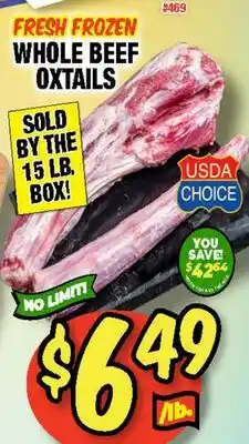 Western Beef FRESH FROZEN WHOLE BEEF OXTAILS offer