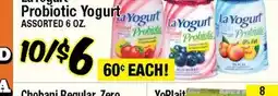 Western Beef Yoplait La Yogurt Probiotic Yogurt offer