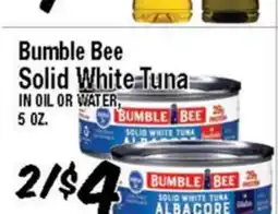Western Beef Bumble Bee Solid White Tuna offer