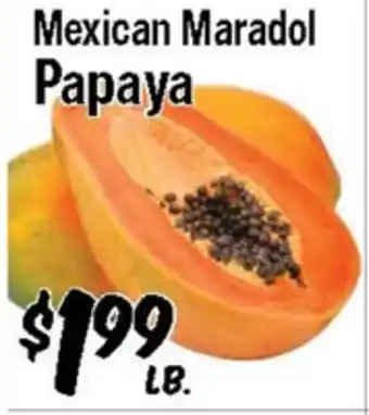 Western Beef Mexican Maradol Papaya offer