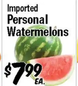 Western Beef Imported Personal Watermelons offer