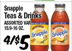 Western Beef Snapple Teas & Drinks offer