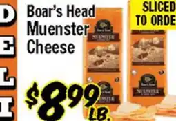 Western Beef Boar's Head Muenster Cheese offer