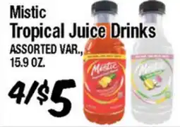 Western Beef Mistic Tropical Juice Drinks offer