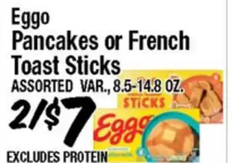 Western Beef Eggo Pancakes or French Toast Sticks offer