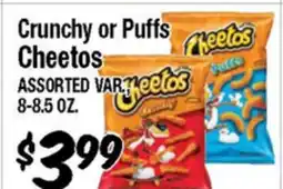 Western Beef Crunchy or Puffs Cheetos offer