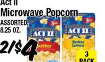 Western Beef Act II Microwave Popcorn offer