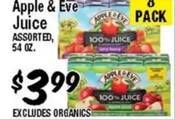 Western Beef Apple & Eve Juice offer