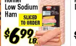 Western Beef Hormel Low Sodium Ham offer