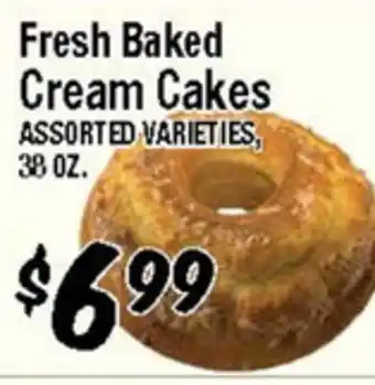 Western Beef Fresh Baked Cream Cakes offer