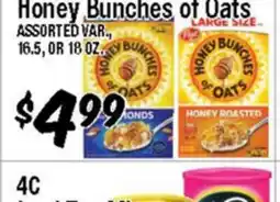 Western Beef Honey Bunches of Oats offer
