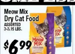 Western Beef Meow Mix Dry Cat Food offer