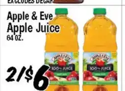 Western Beef Apple & Eve Apple Juice offer