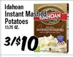 Western Beef Idahoan Instant Mashed Potatoes offer
