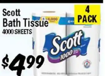Western Beef Scott Bath Tissue offer