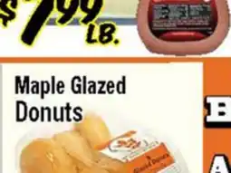 Western Beef Maple Glazed Donuts offer