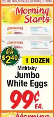 Western Beef Miltitsky Jumbo White Eggs offer