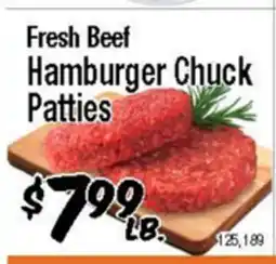 Western Beef Fresh Beef Hamburger Chuck Patties offer