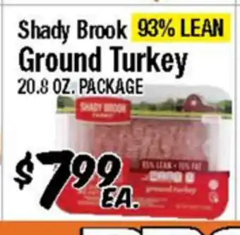 Western Beef Shady Brook 93% LEAN Ground Turkey offer