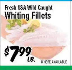 Western Beef Fresh USA Wild Caught Whiting Fillets offer