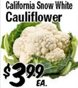 Western Beef California Snow White Cauliflower offer